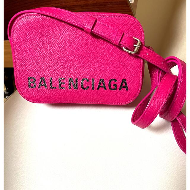 グレインカーフレザーカラーバレンシアガ カメラバッグ BALENCIAGA