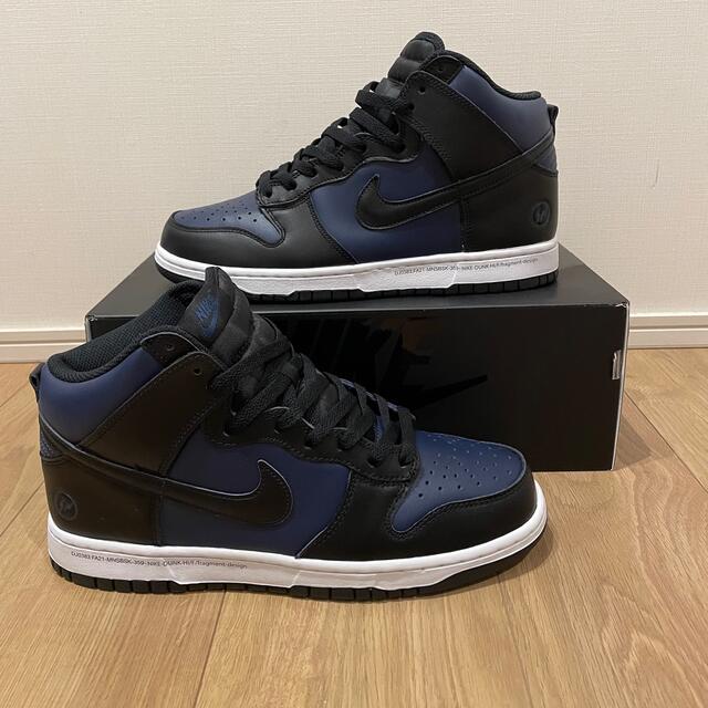 FRAGMENT × NIKE DUNK HIGH  MIDNIGHT NAVY 1