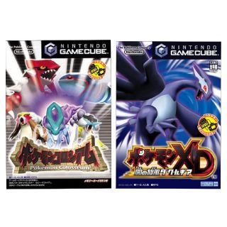 ニンテンドーゲームキューブ(ニンテンドーゲームキューブ)のGAMECUBE　ソフト　ポケモンコロシアム　ポケモンXD　GAMECUBE(家庭用ゲームソフト)