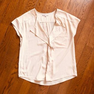 ギャップ(GAP)のGAPギャップ☆ ゆる感シンプルブラウス♪ ライトベージュ(シャツ/ブラウス(半袖/袖なし))