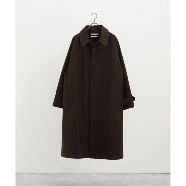COMOLI - クリスタセヤTRENCH LEATFER PATCH brown