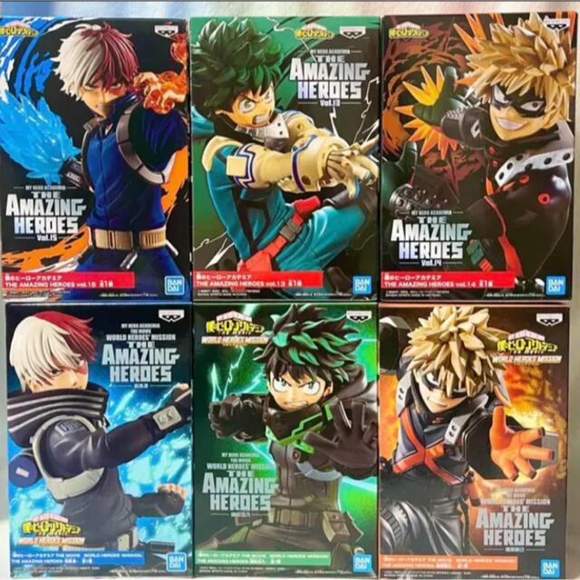 割引 【新品・未開封】 ヒロアカ フィギュア 緑谷出久 爆豪勝己 轟焦凍