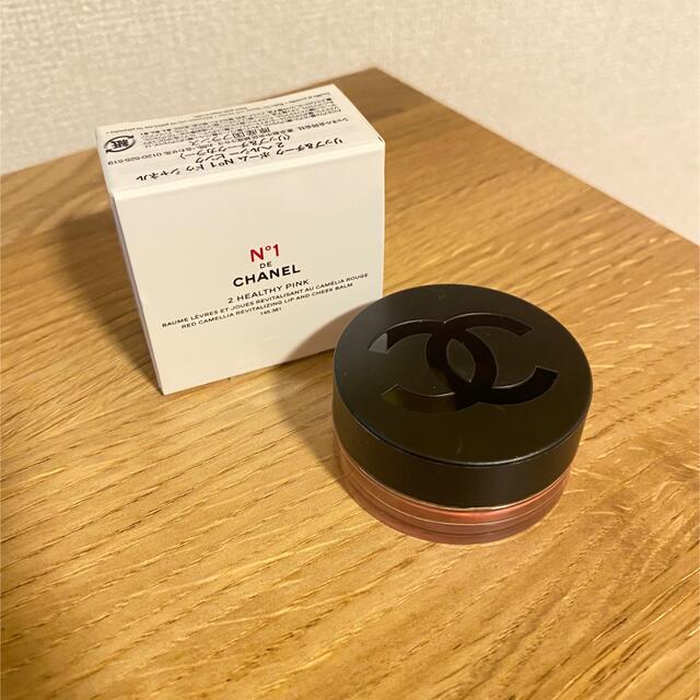 CHANEL リップ&チーク　ボームN°1 ドゥシャネル　2ヘルシーピンク