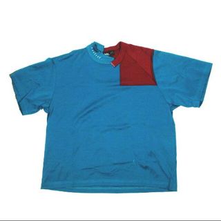 カラー(kolor)の21SS カラー kolor クリアコットンS/S Tee 切替 Tシャツ カッ(Tシャツ/カットソー(半袖/袖なし))