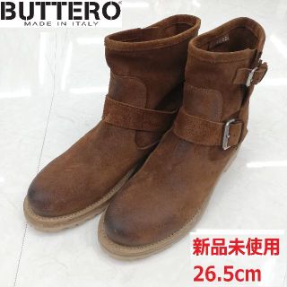 ブッテロ(BUTTERO)の【新品未使用】BUTTERO ショートブーツ(ブラウン) 41サイズ(ブーツ)