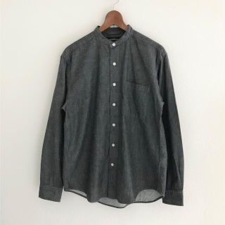 ユナイテッドアローズグリーンレーベルリラクシング(UNITED ARROWS green label relaxing)のノーカラーシャツ Ｓ グリーンレーベルリラクシング(シャツ)