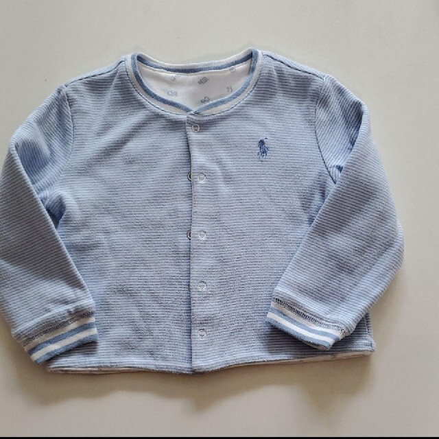 POLO RALPH LAUREN(ポロラルフローレン)のラルフローレン　リバーシブル　カーディガン キッズ/ベビー/マタニティのベビー服(~85cm)(カーディガン/ボレロ)の商品写真