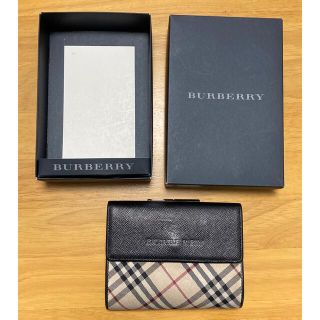 バーバリー(BURBERRY)のBURBERRY バーバリー 二つ折り財布 がま口(財布)