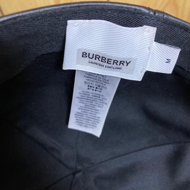 BURBERRY(バーバリー)のBURBURRY TB レザー キャップ M バーバリー リカルドティッシ メンズの帽子(キャップ)の商品写真