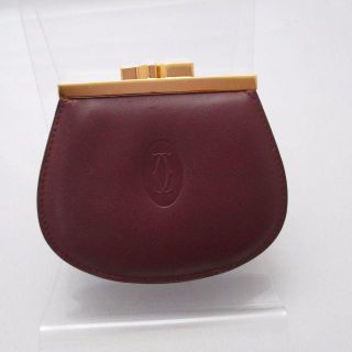 カルティエ(Cartier)の【正規品・鑑定済】カルティエ　マストライン　がま口　コインケース(コインケース)