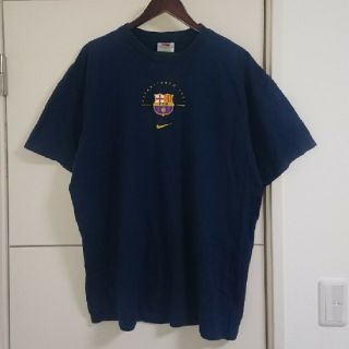 ナイキ(NIKE)のNIKE ナイキ ナンバリングTシャツ 古着 バルセロナ ロナウジーニョ(Tシャツ/カットソー(半袖/袖なし))