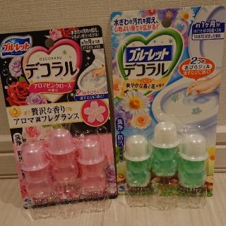 コバヤシセイヤク(小林製薬)の♡新品♡ブルーレット デコラル アロマピンクローズの香り 他 2set(日用品/生活雑貨)