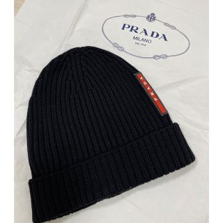 プラダ(PRADA)のPRADA プラダ　ビーニー　Yuuma0327Rさま専用です‼︎(ニット帽/ビーニー)