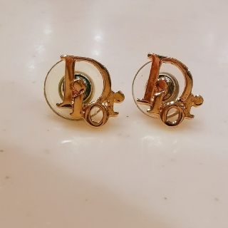 早い者勝ち Dior ヴィンテージ ピアス 美品 トロッター ロゴピアス 激