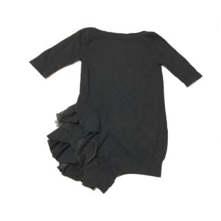 サカイ sacai ニット ワンピース 08CDGW アシンメトリー 2 黒