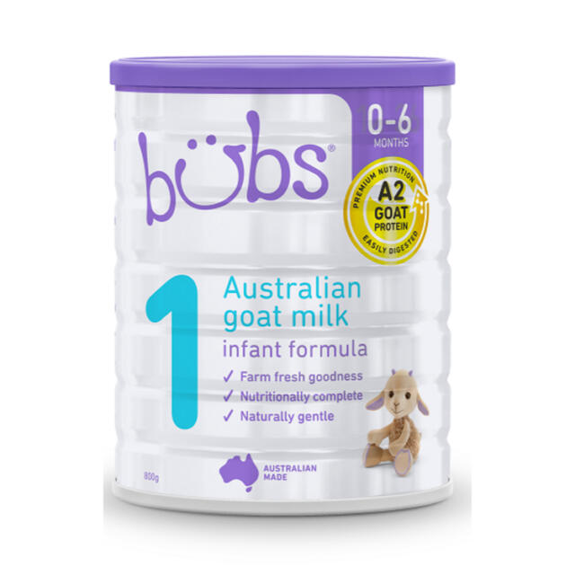 Bubs Organic やぎ 粉ミルク（ステップ1）1缶 バブズオーガニック