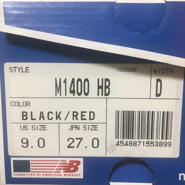 New Balance(ニューバランス)のニューバランス　M1400HB  27.0 メンズの靴/シューズ(スニーカー)の商品写真