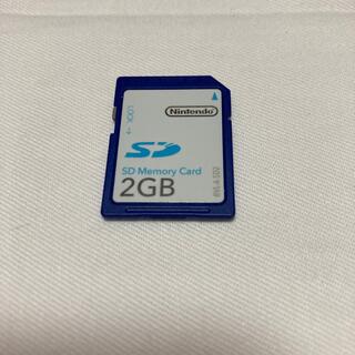 SDメモリーカード　2GB(その他)