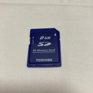 SDメモリーカード　2GB(その他)