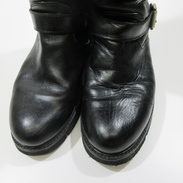 other(アザー)のANGELO BERVICATO/アンジェロベルビカート シボ革 レザー ロング レディースの靴/シューズ(ブーツ)の商品写真