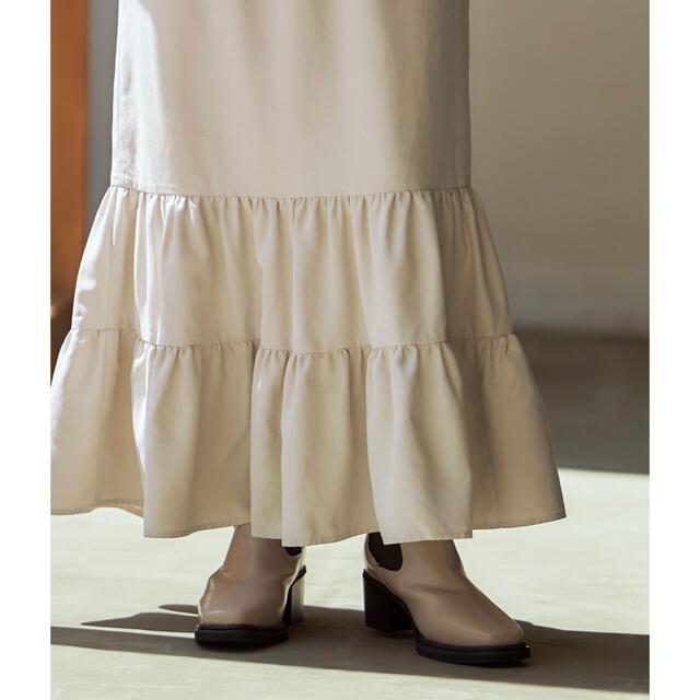 titivate(ティティベイト)の裾切替ティアード スカート レディースのスカート(ロングスカート)の商品写真