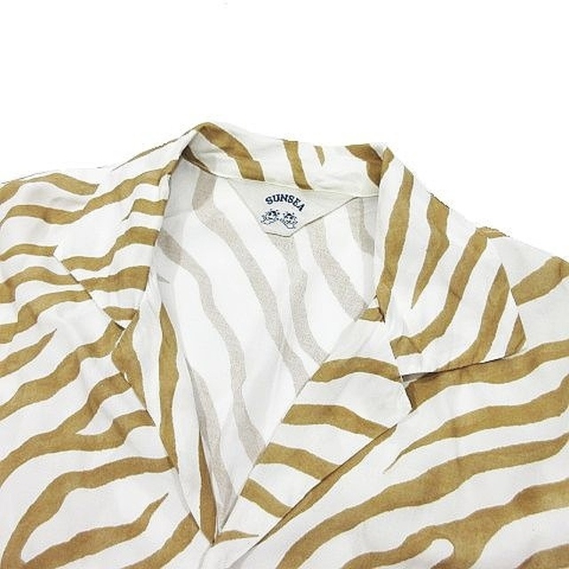 18SS サンシー SUNSEA Zebra GIGOLO Shirt ゼブラ柄