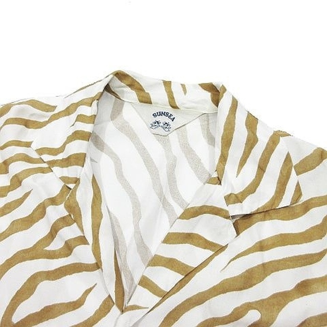 SUNSEA(サンシー)の18SS サンシー SUNSEA Zebra GIGOLO Shirt ゼブラ柄 メンズのトップス(シャツ)の商品写真