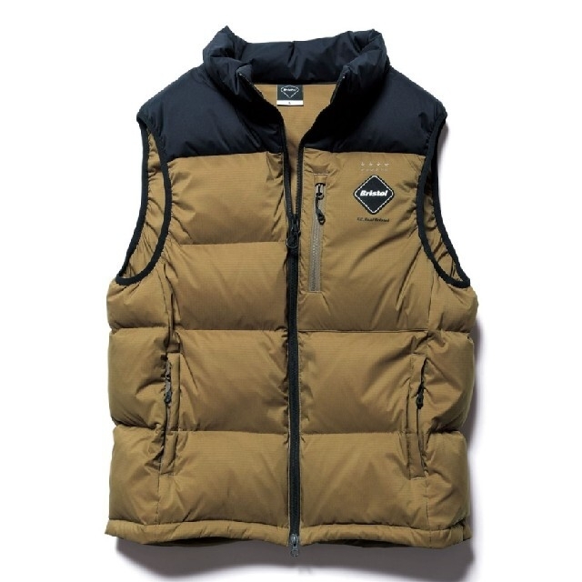 激安】 F.C.R.B. - 22SS F.C.Real Bristol DOWN VEST BEIGE ダウン