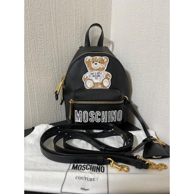 新品 MOSCHINO ミニ バックパック-