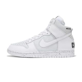 アンダーカバー(UNDERCOVER)のUNDERCOVER × NIKE DUNK HIGH 85 白/24.5cm(スニーカー)