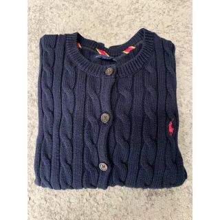 ポロラルフローレン(POLO RALPH LAUREN)のRalph Lauren紺カーデ（girls XLサイズ16）(カーディガン)