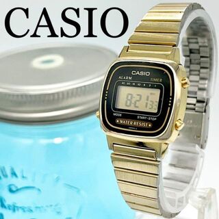 カシオ(CASIO)の457 CASIO カシオ時計　レディース腕時計　デジタル　レトロ　アンティーク(腕時計)