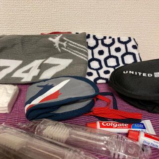 ユナイテッド航空　アメニティセット(旅行用品)