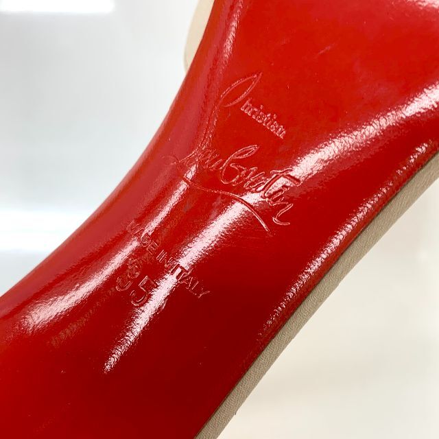 Christian Louboutin(クリスチャンルブタン)の3825 クリスチャンルブタン オーロラ スパイク サテン pvc パンプス レディースの靴/シューズ(ハイヒール/パンプス)の商品写真