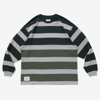 ダブルタップス(W)taps)のMサイズ GREEN wtaps LANE LS COTTON(Tシャツ/カットソー(七分/長袖))