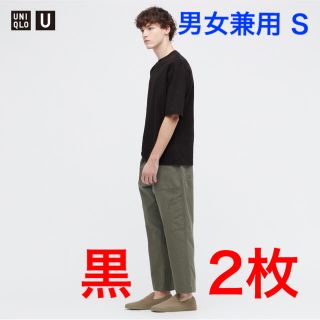 ユニクロ(UNIQLO)のエアリズムコットンオーバーサイズTシャツ(5分袖)(Tシャツ/カットソー(半袖/袖なし))