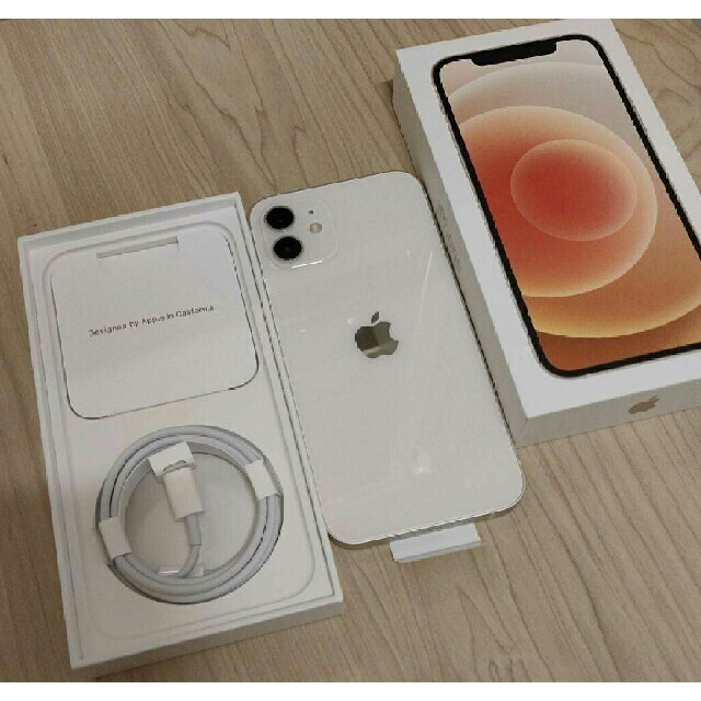 美品 iPhone - 新品未使用 Apple Iphone 12 64GB White SIM フリー