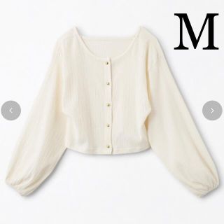 シマムラ(しまむら)の新品♡rinaさんコラボ　オンライン即完売！2wayカーディガン長袖　ホワイトM(カーディガン)