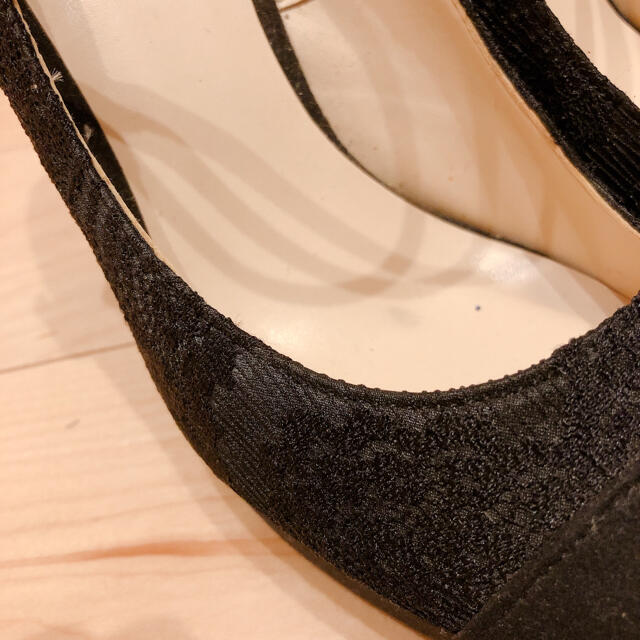 ESPERANZA(エスペランサ)の　ヌーベルコスチューム様　パンプス エスペランサ 黒 レディースの靴/シューズ(ハイヒール/パンプス)の商品写真