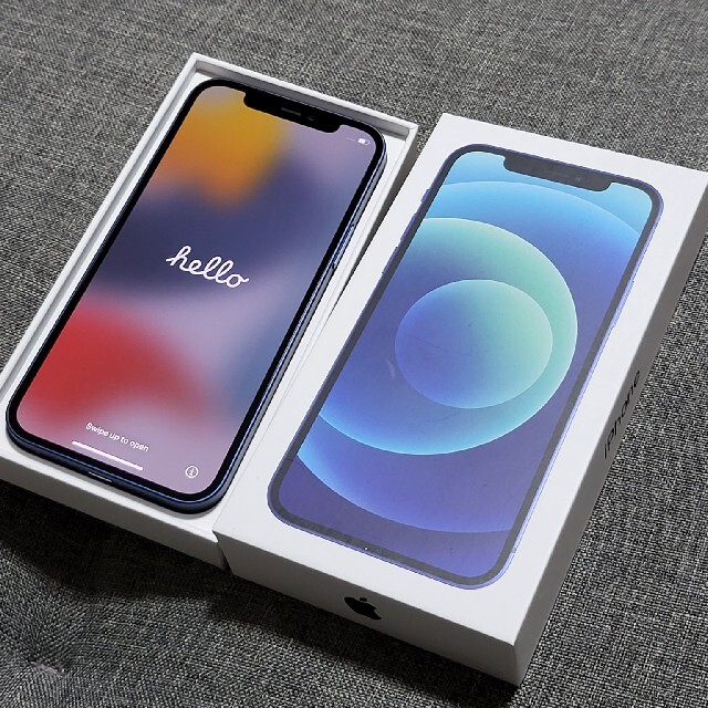 AU iPhone XR ブルー64GB 未使用品 SIMロック解除