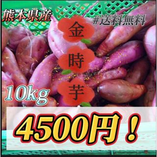 熊本県産 金時芋(優品) 1箱約10kg！☆(野菜)