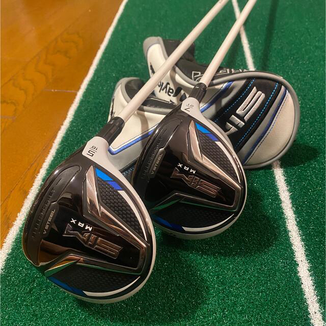 【超ポイント祭?期間限定】 テーラーメイド SIM 美品❗️ - TaylorMade MAX 7wセット アッタスクール7X 5w クラブ
