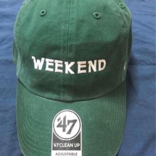 47  WEEKEND グリーン　キャップ　帽子