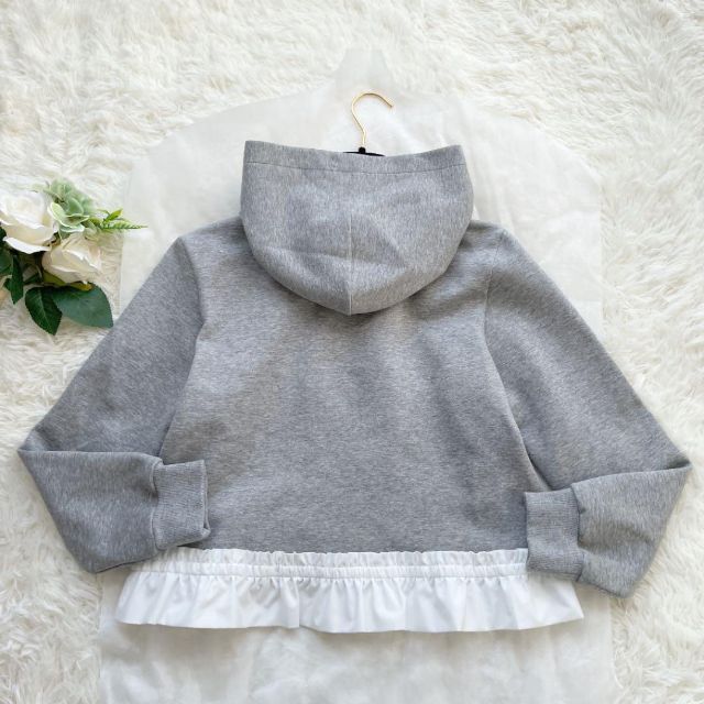 M's GRACY 21SS 裾フリル ダブルジップパーカー フリル レース 本物