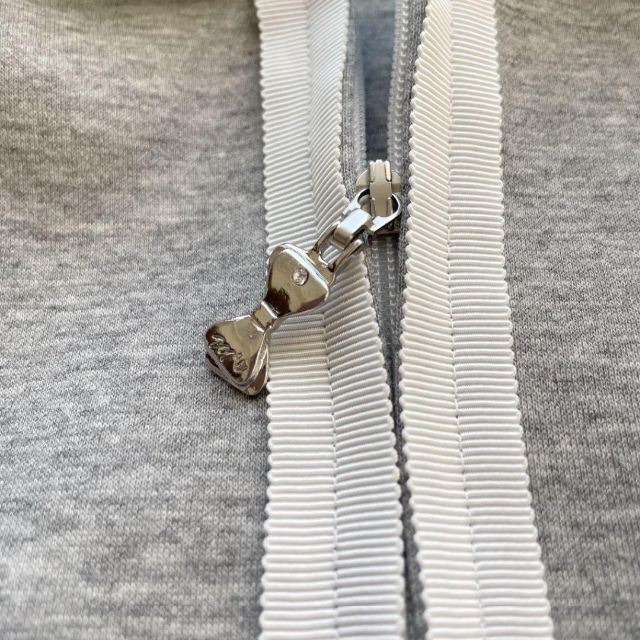 M's GRACY 21SS 裾フリル ダブルジップパーカー フリル レース 本物