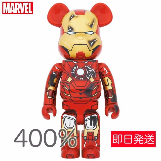 BE@RBRICK IRON MAN DAMAGE ver 400% 見事な創造力 bodeganatura.com