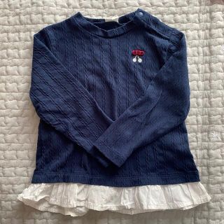 アカチャンホンポ(アカチャンホンポ)のアカチャンホンポ　トップス　長袖　さくらんぼ　95(Tシャツ/カットソー)