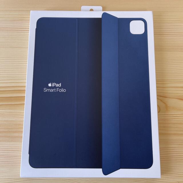 Apple(アップル)のApple純正　iPad Pro12.9インチ ケース カバー ネイビー スマホ/家電/カメラのスマホアクセサリー(iPadケース)の商品写真