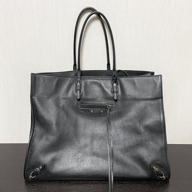 BALENCIAGA Papier パピエ レザートートバッグ 黒