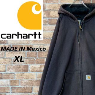 カーハート(carhartt)のカーハート　メキシコ製　スウェット　パーカー　メッシュ　肉厚　ビッグサイズ　XL(パーカー)